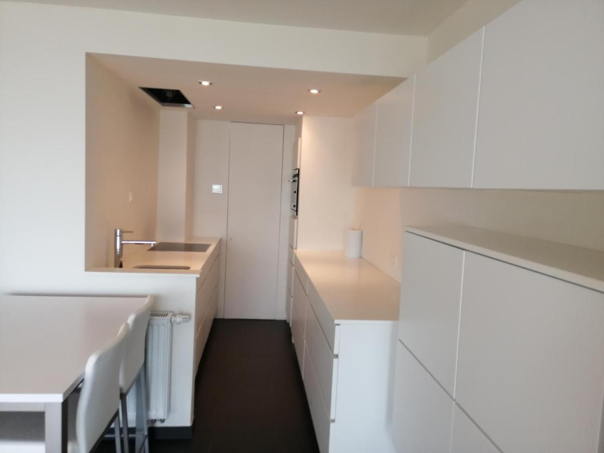 Marjolaine Zeezicht - Nieuwpoort-Bad Met Gratis Garagebox Apartment Bagian luar foto
